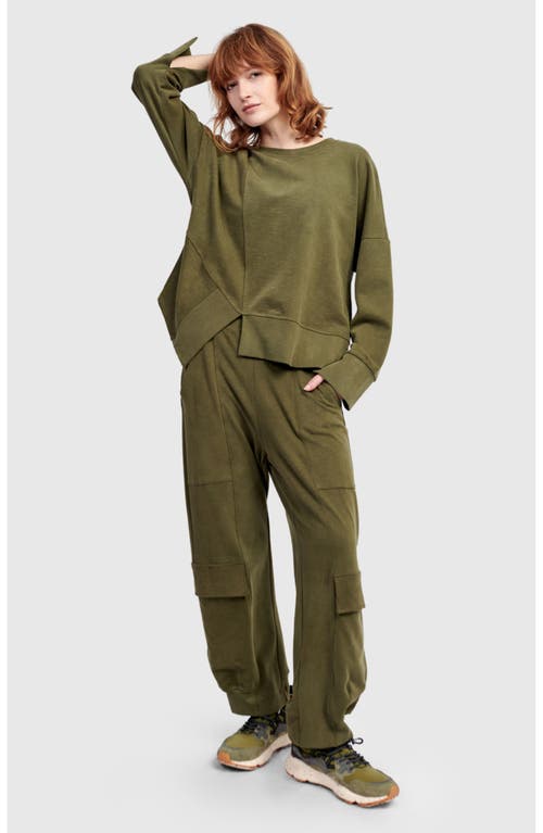 Alembika Cargo Sweatpants In Green