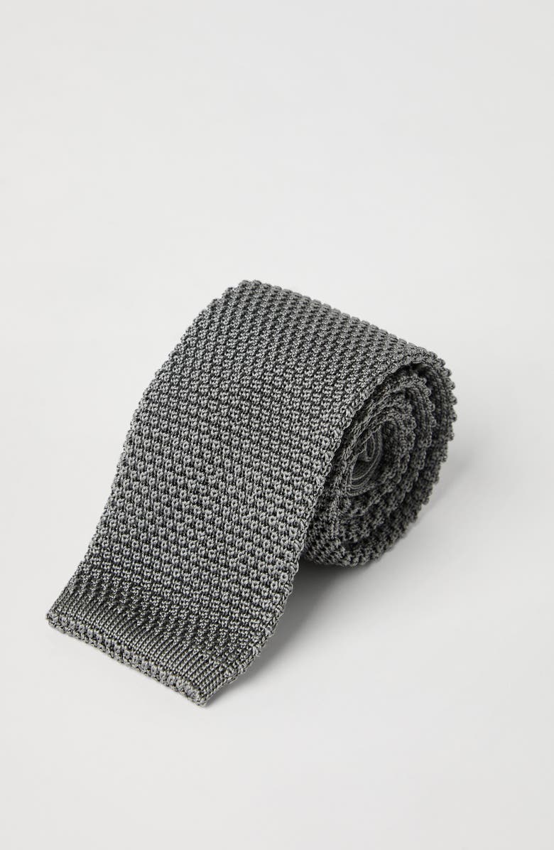 Brunello Cucinelli Knit necktie, Alternate, color, 