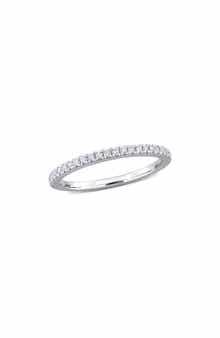 Created Forever 14K White Gold Lab Grown Diamond Band Ring