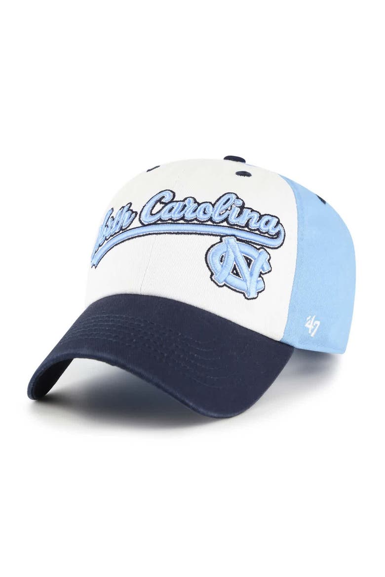 Youth '47  White North Carolina Tar Heels Scooter Clean Up Adjustable Hat, Main, color, White