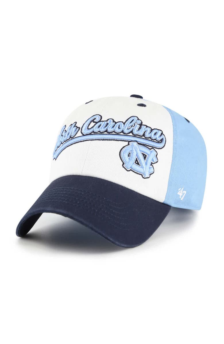 '47 Youth '47  White North Carolina Tar Heels Scooter Clean Up Adjustable Hat, Main, color, White
