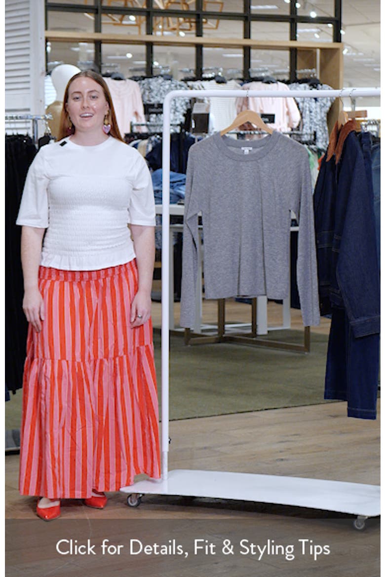 Juno Rib Long Sleeve Merino Wool Blend Top video