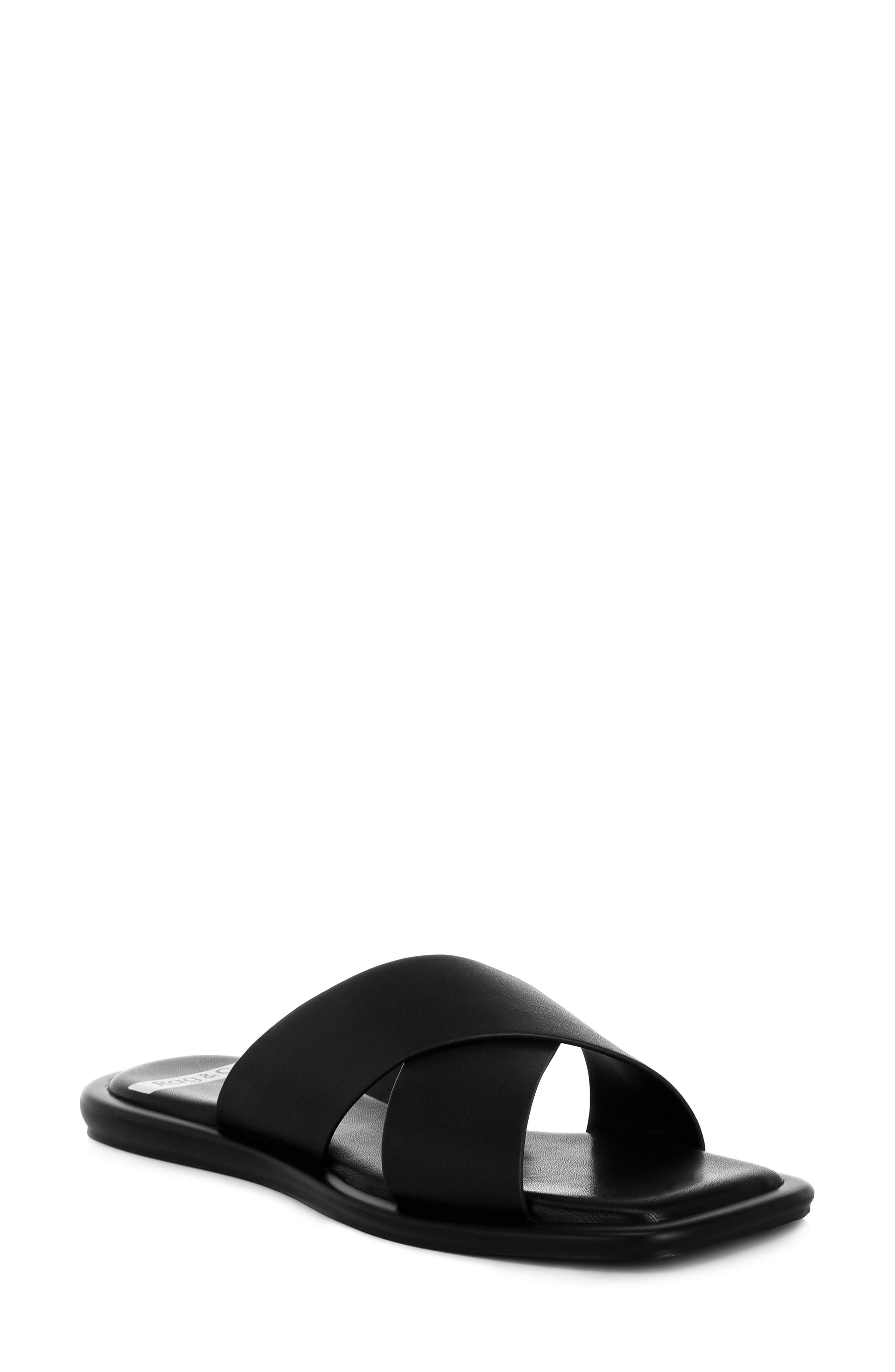 Shosa Slide Sandal, Main, color, BLACK