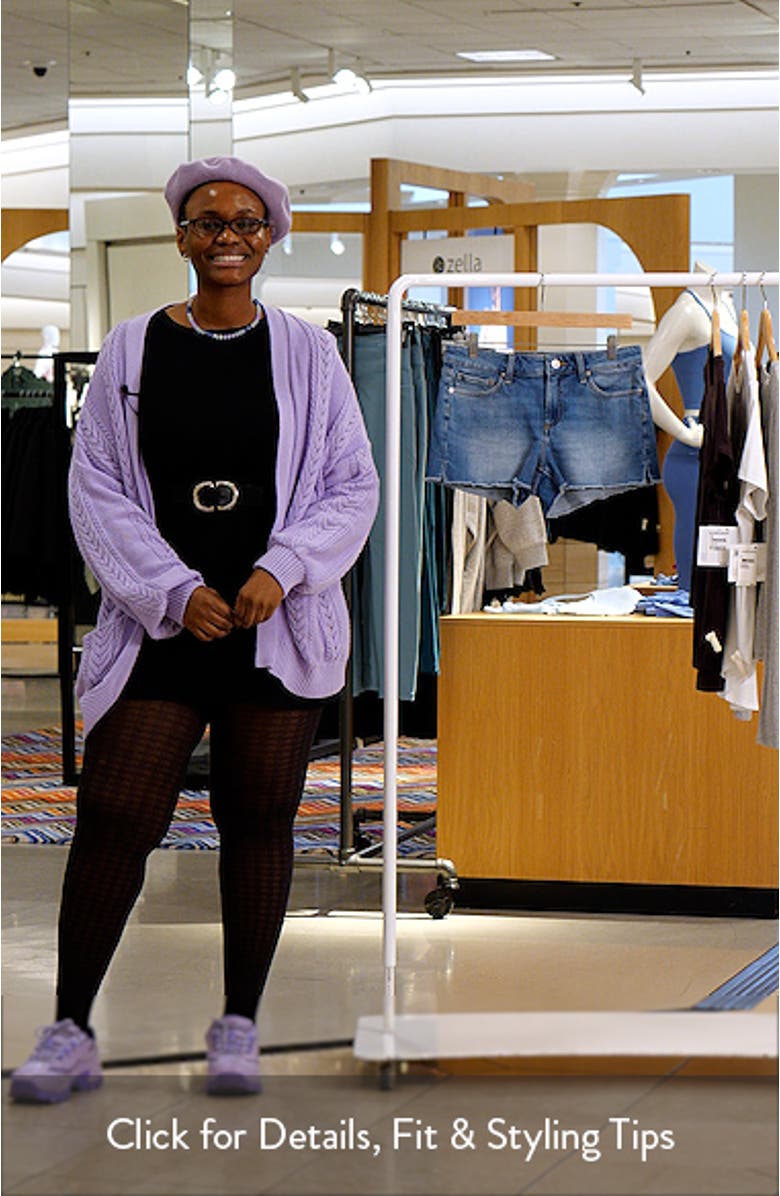 Festival Fray Hem Denim Shorts, sales video thumbnail