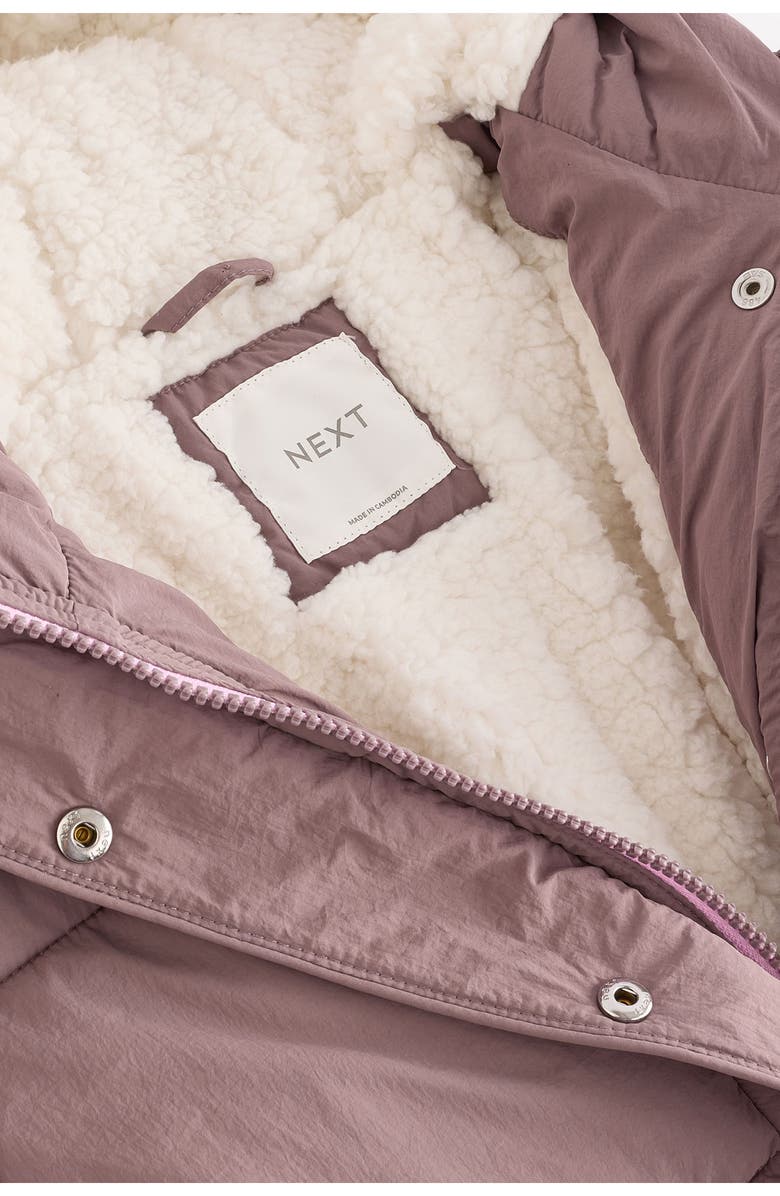 NEXT Kids' Ear Water Resistant Hooded Quilted Puffer Jacket, Alternate, color,