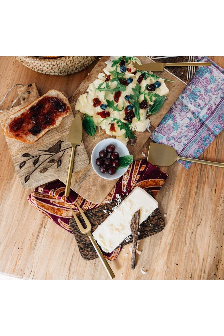 Clean Lines Cheese Serving Set, Alternate, color, Red