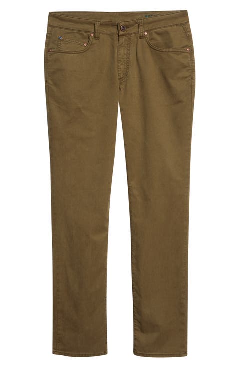 Straight Leg Jeans (Light Brown)