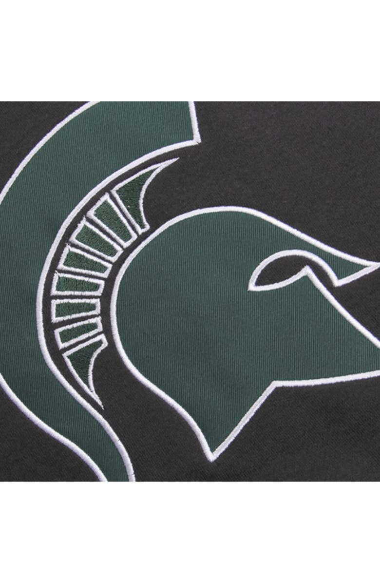 STADIUM ATHLETIC Youth Stadium Athletic Charcoal Michigan State Spartans Big Logo Pullover Hoodie, Alternate, color, Charcoal