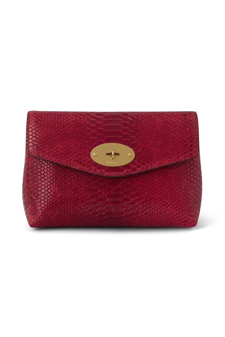 Darley Cosmetic Pouch, Main, color, Apple Red