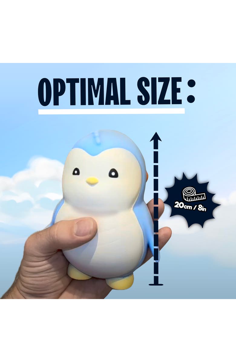 Pudgy Penguins Monkeworld Fidget Toy Blue Plush, Alternate, color, Blue