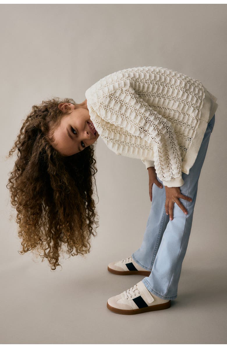 H&M Superstretch Flared Leg Jeans, Alternate, color, Light Denim Blue