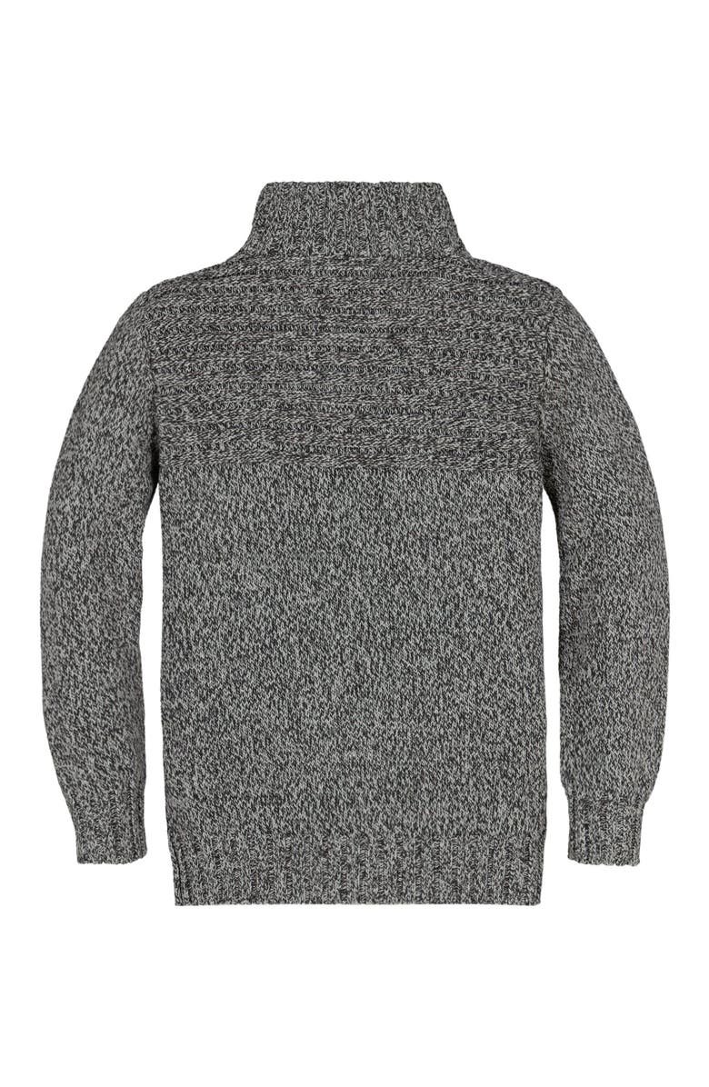 Hope & Henry Boys' Mock Neck Button Placket Sweater, Kids, Alternate, color, 