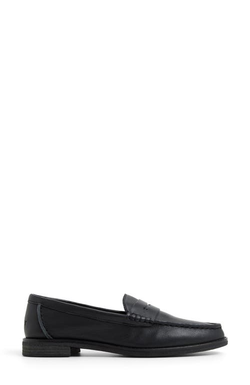 Sperry Seaport Penny Loafer In Black
