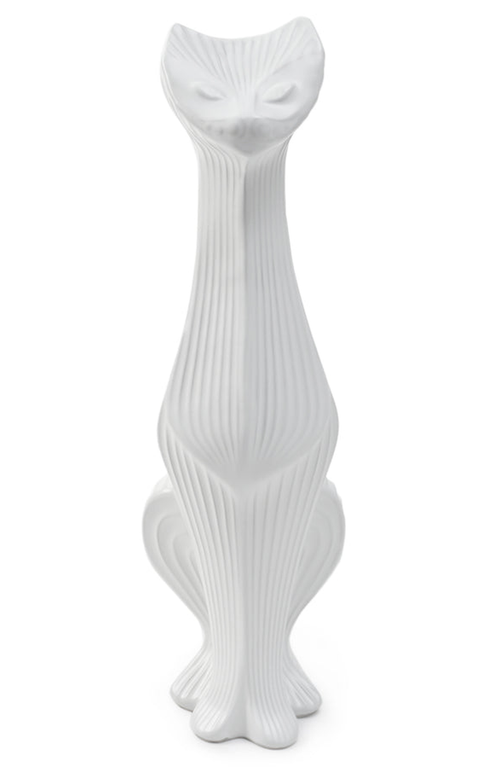Jonathan Adler Menagerie Tall Cat In White