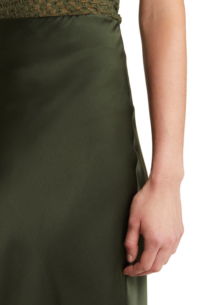 FRAME Silk Column Maxi Skirt, Alternate, color, Surplus