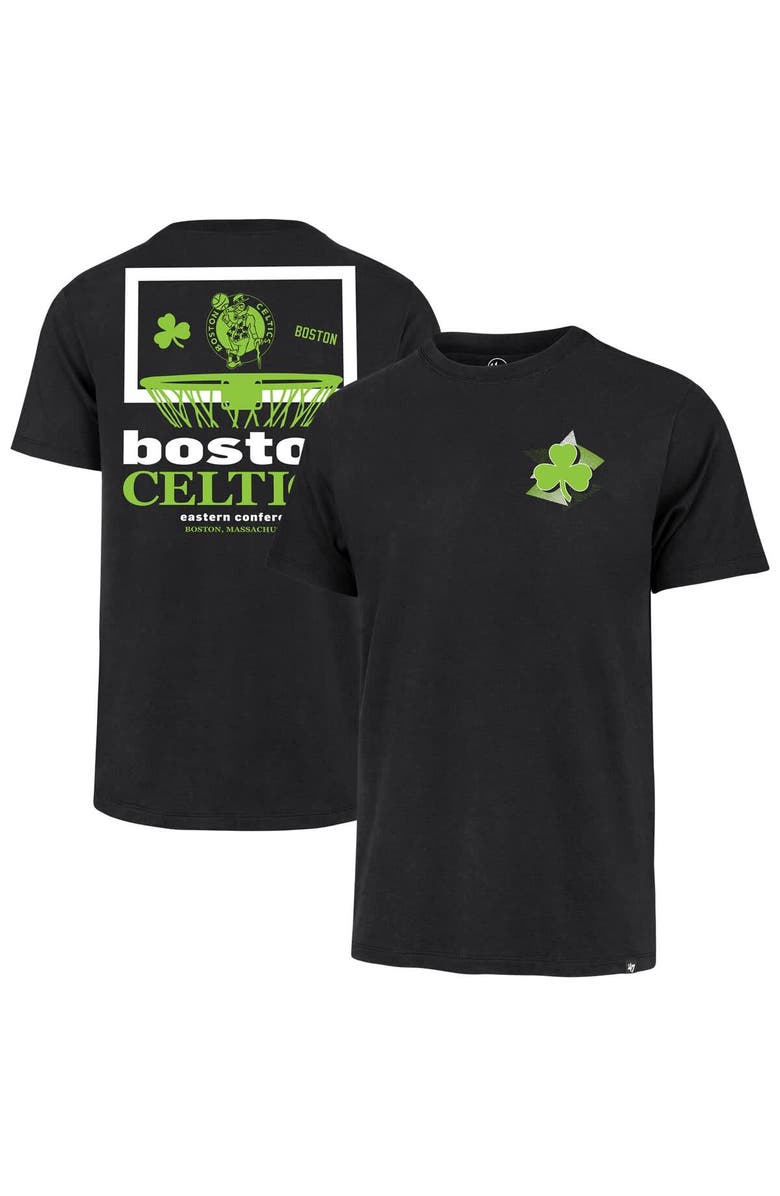 '47 Men's '47  Black Boston Celtics City Edition Backboard T-Shirt, Alternate, color, Black