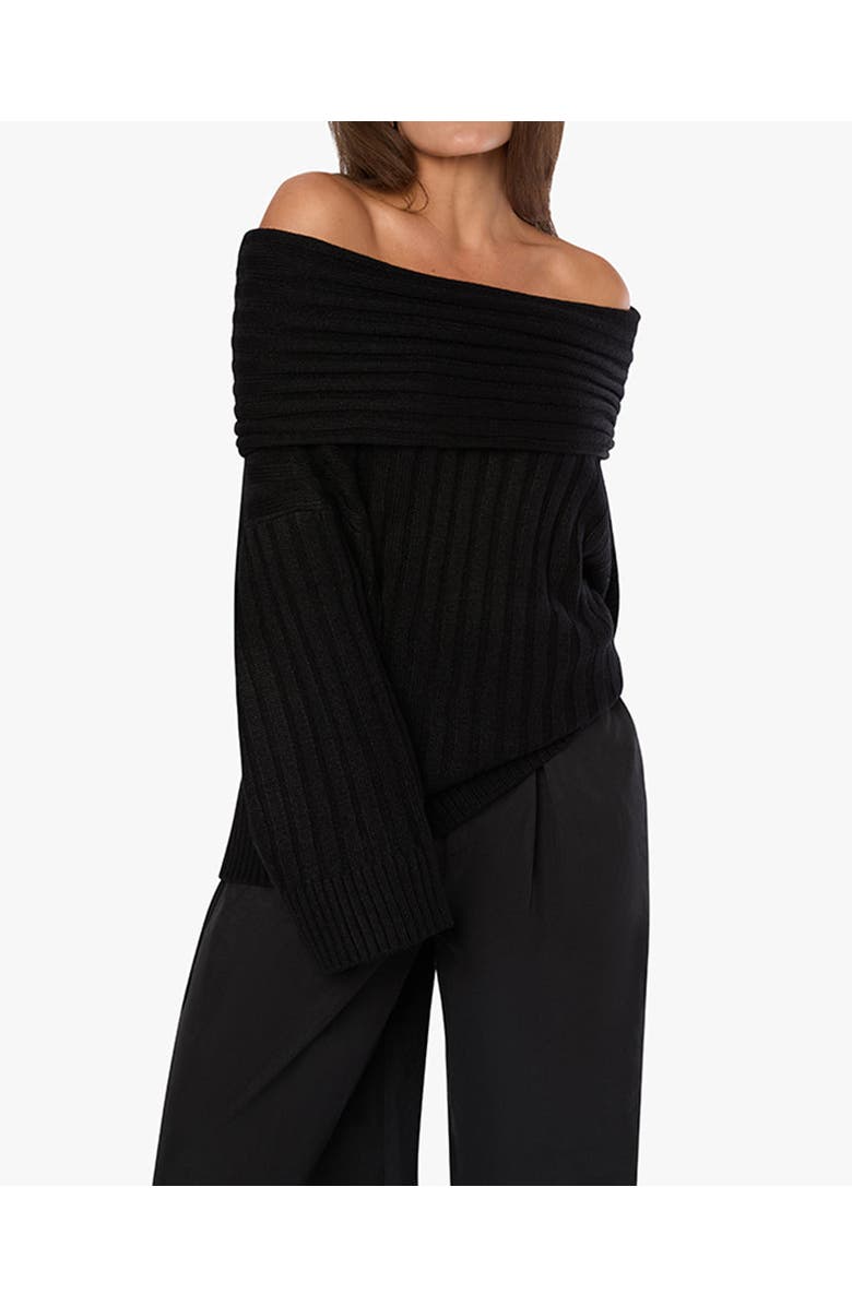 WeWoreWhat Oversized Off Shoulder Sweater, Main, color,