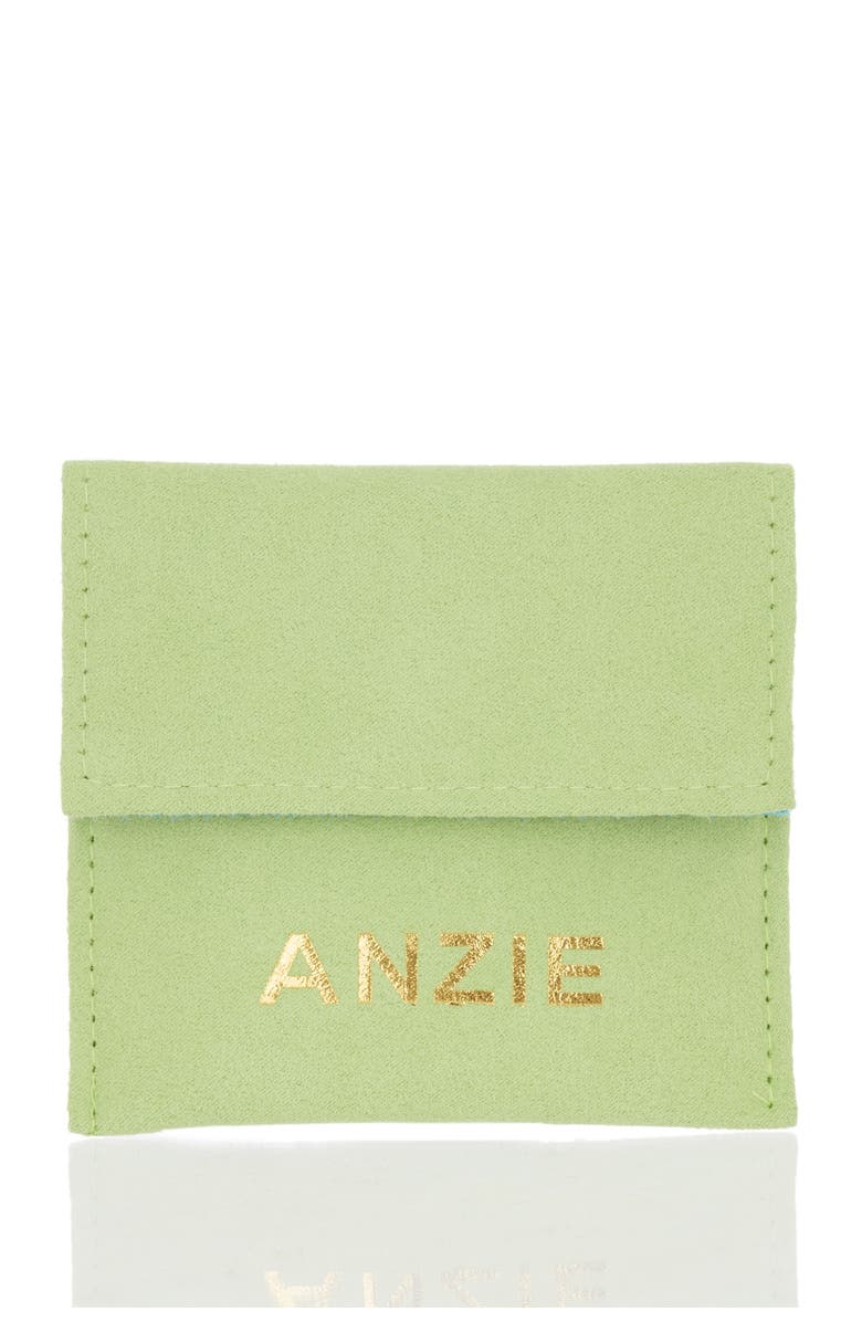 Anzie Sterling Silver Milly Topaz Charm Rose Quartz Beaded Bracelet, Alternate, color, 