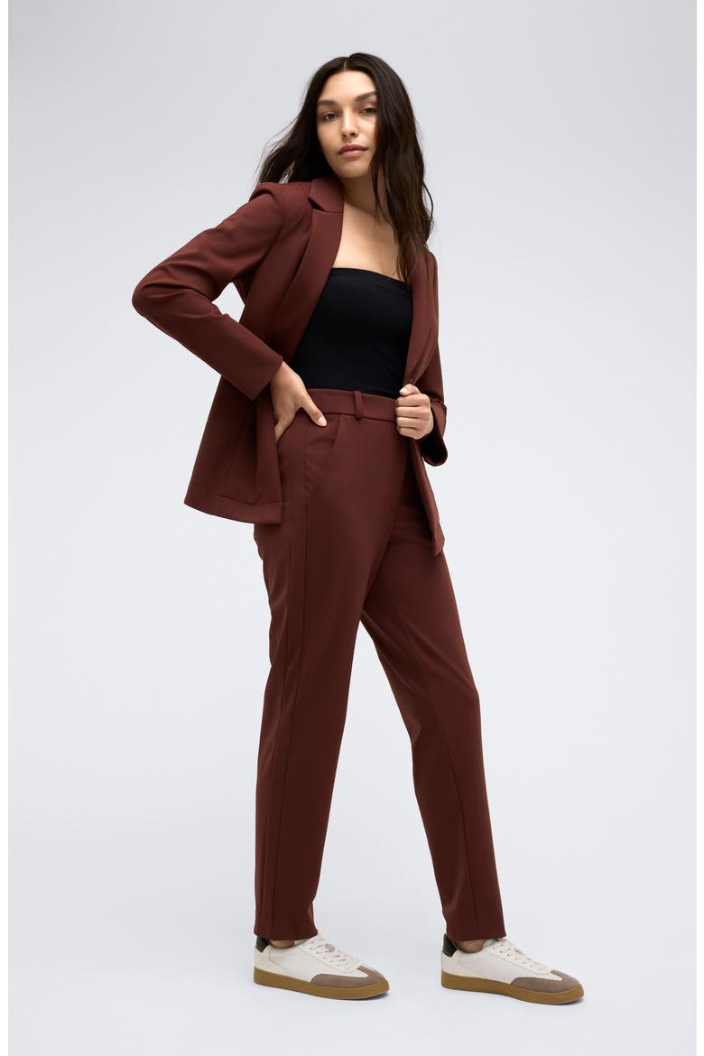 Straight Leg Pants, Alternate, color, DEEP CHESTNUT