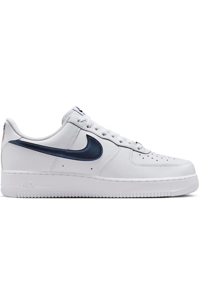 Nike Men's Nike White USMNT Air Force 1 '07 LV8 Shoes, Alternate, color, White
