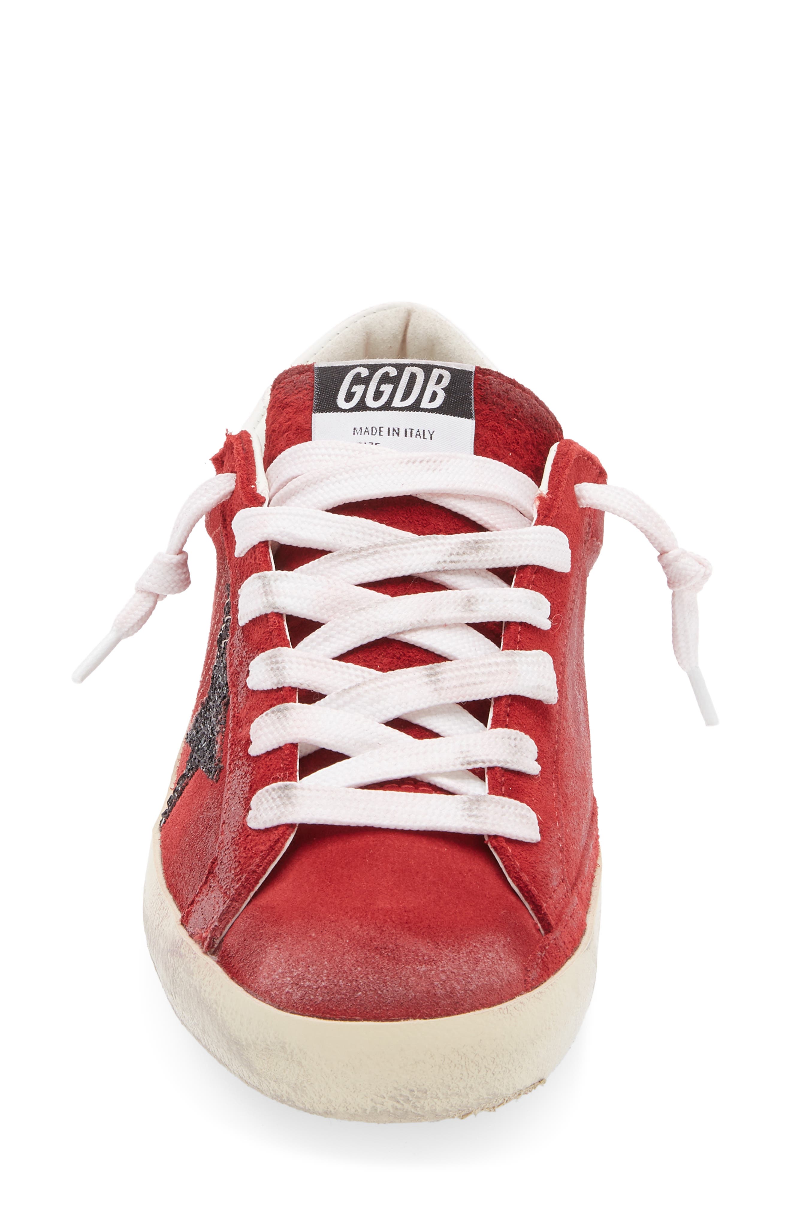 Golden Goose Super-Star Low Top Sneaker, Alternate, color, Red/ Black/ White