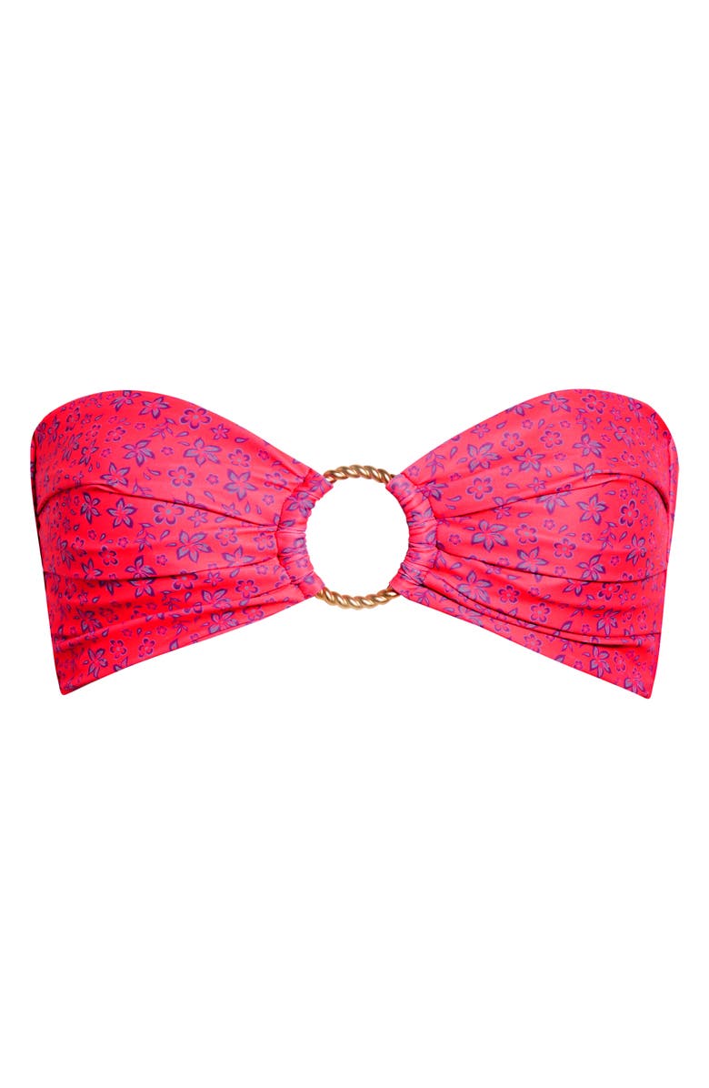 Kulani Kinis Strapless Bandeau Bikini Top, Alternate, color, Kiss Me