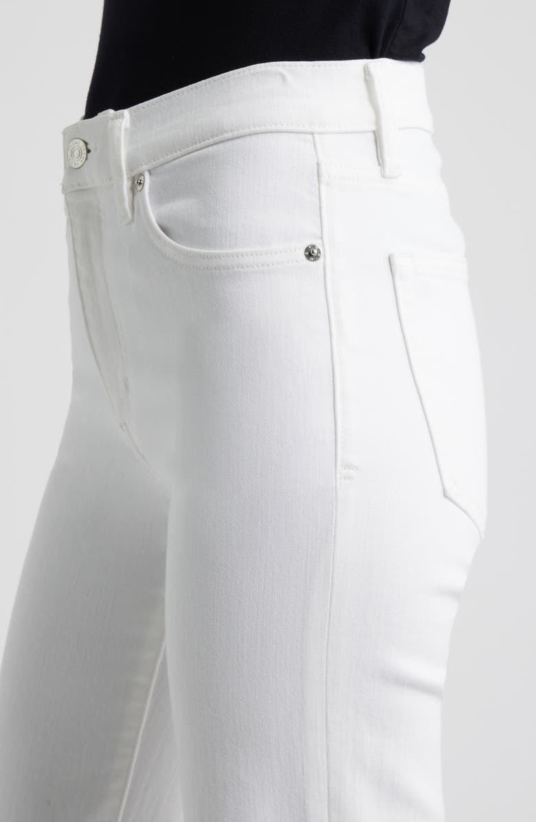 FRAME The Icon High Waist Flare Jeans, Alternate, color, White