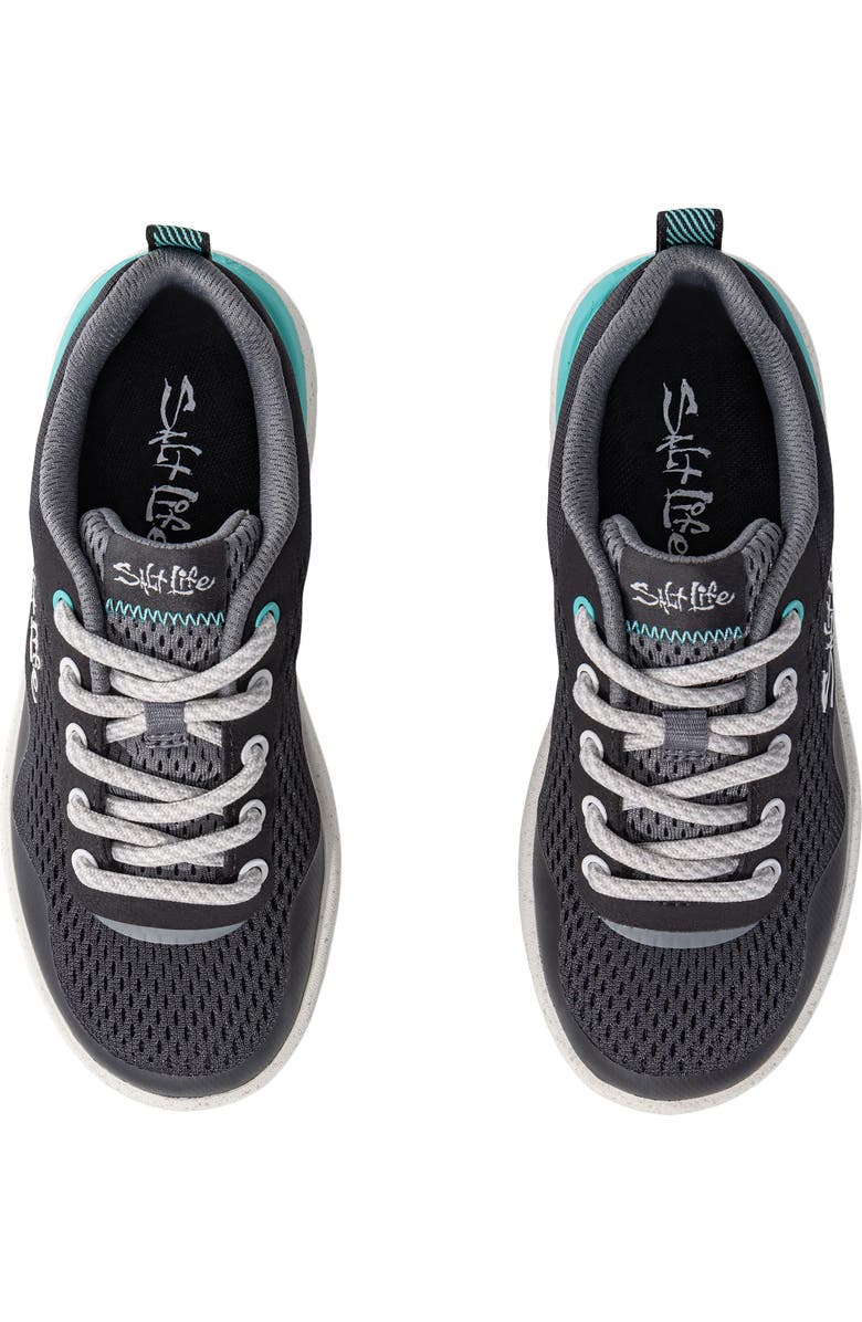 Salt Life Kids' The Tidewalker Sneaker, Alternate, color, Black