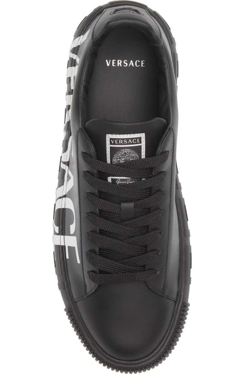 Versace Greca Logo Low Top Sneaker, Alternate, color,