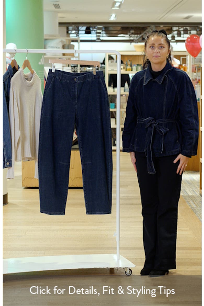 Organic & Recycled Cotton High Waist Ankle Arch Jeans video