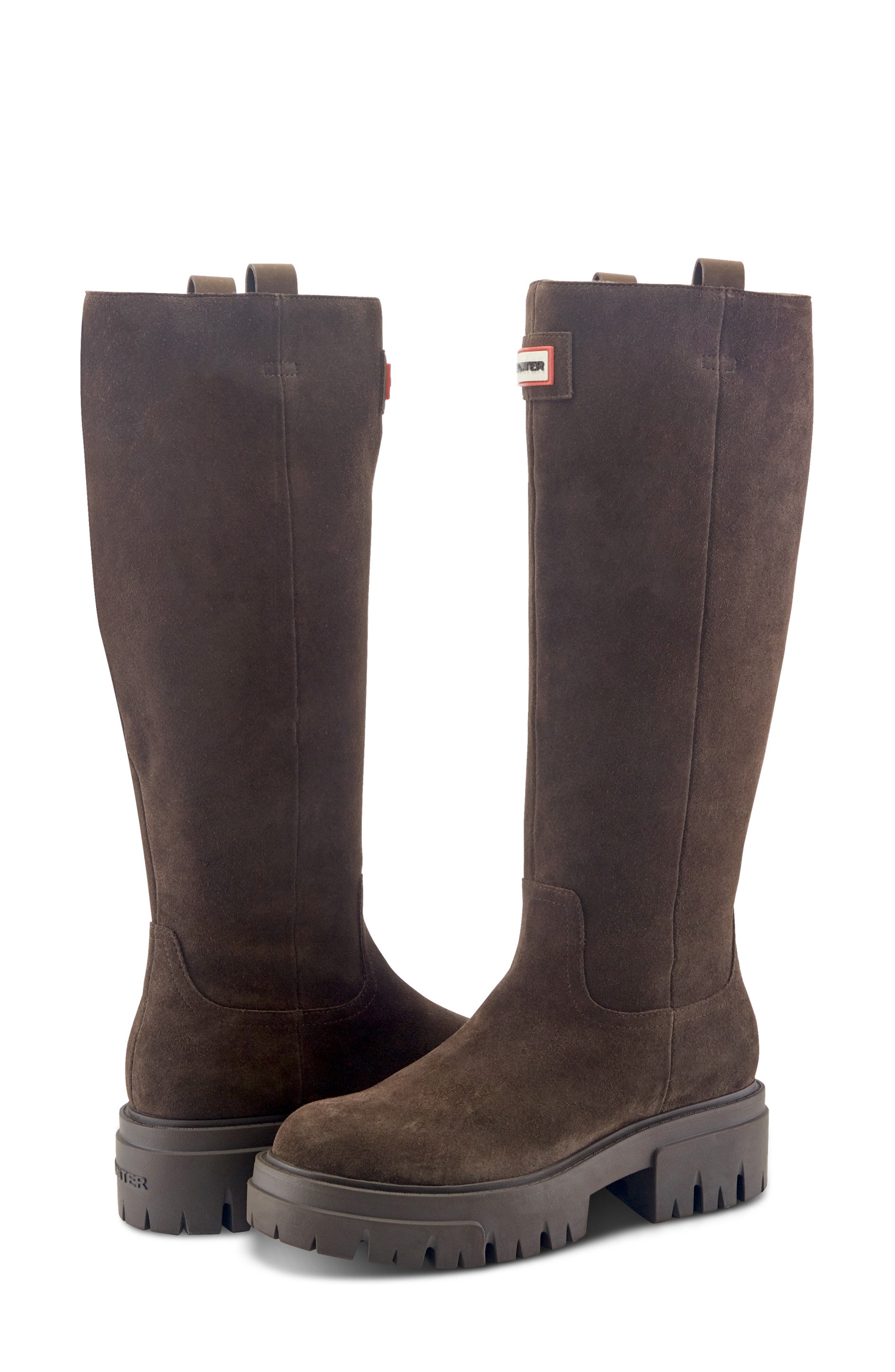 Giania Water Resistant Leather Knee High Boot, Alternate, color, MODICA