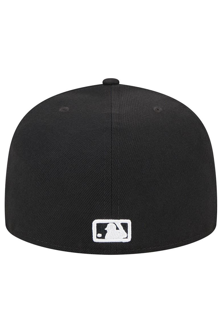 Men's New Era Black Florida Marlins Jersey 59FIFTY Fitted Hat, Alternate, color, Black