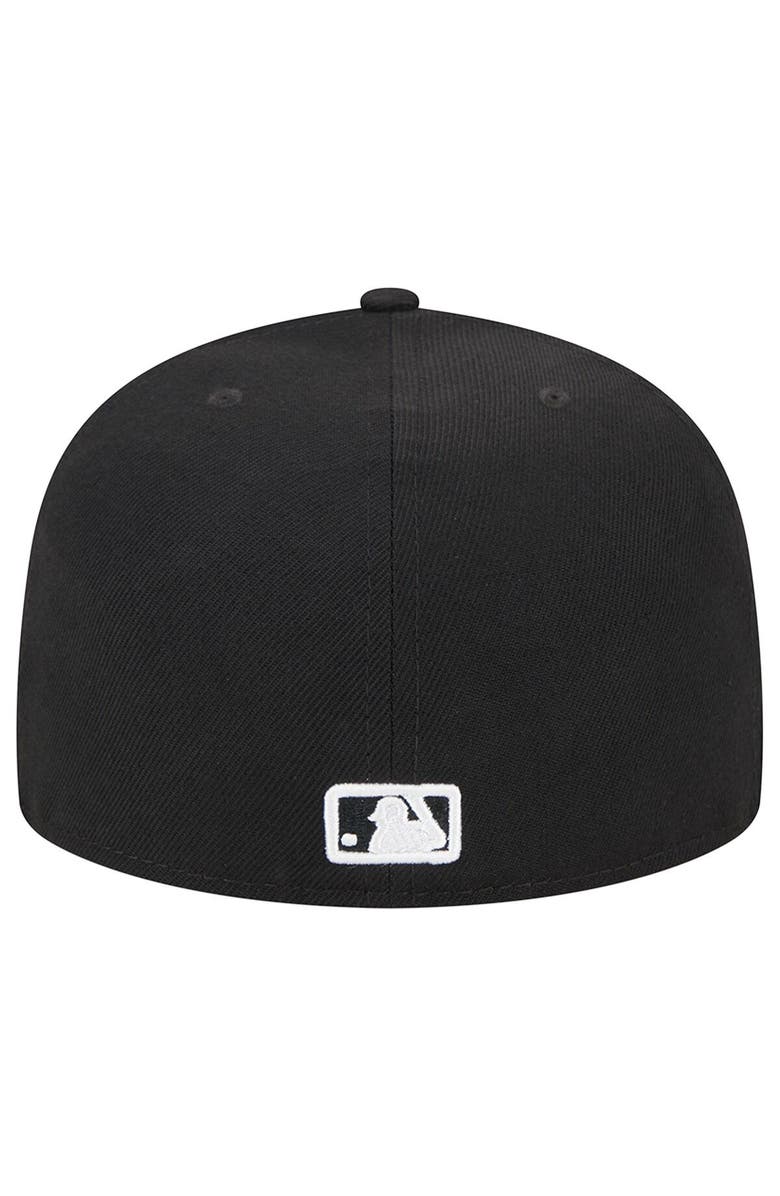 New Era Men's New Era Black Florida Marlins Jersey 59FIFTY Fitted Hat, Alternate, color, Black