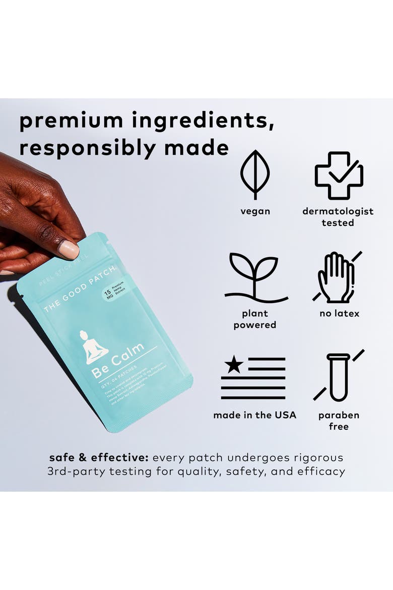 Be Calm Wellness Patch, Alternate, color, None