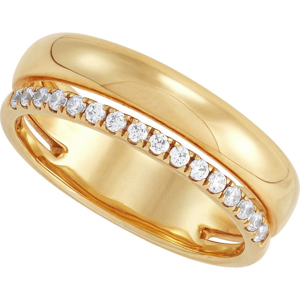 Frankie & Zoe Lab Grown Diamond Ring In Gold