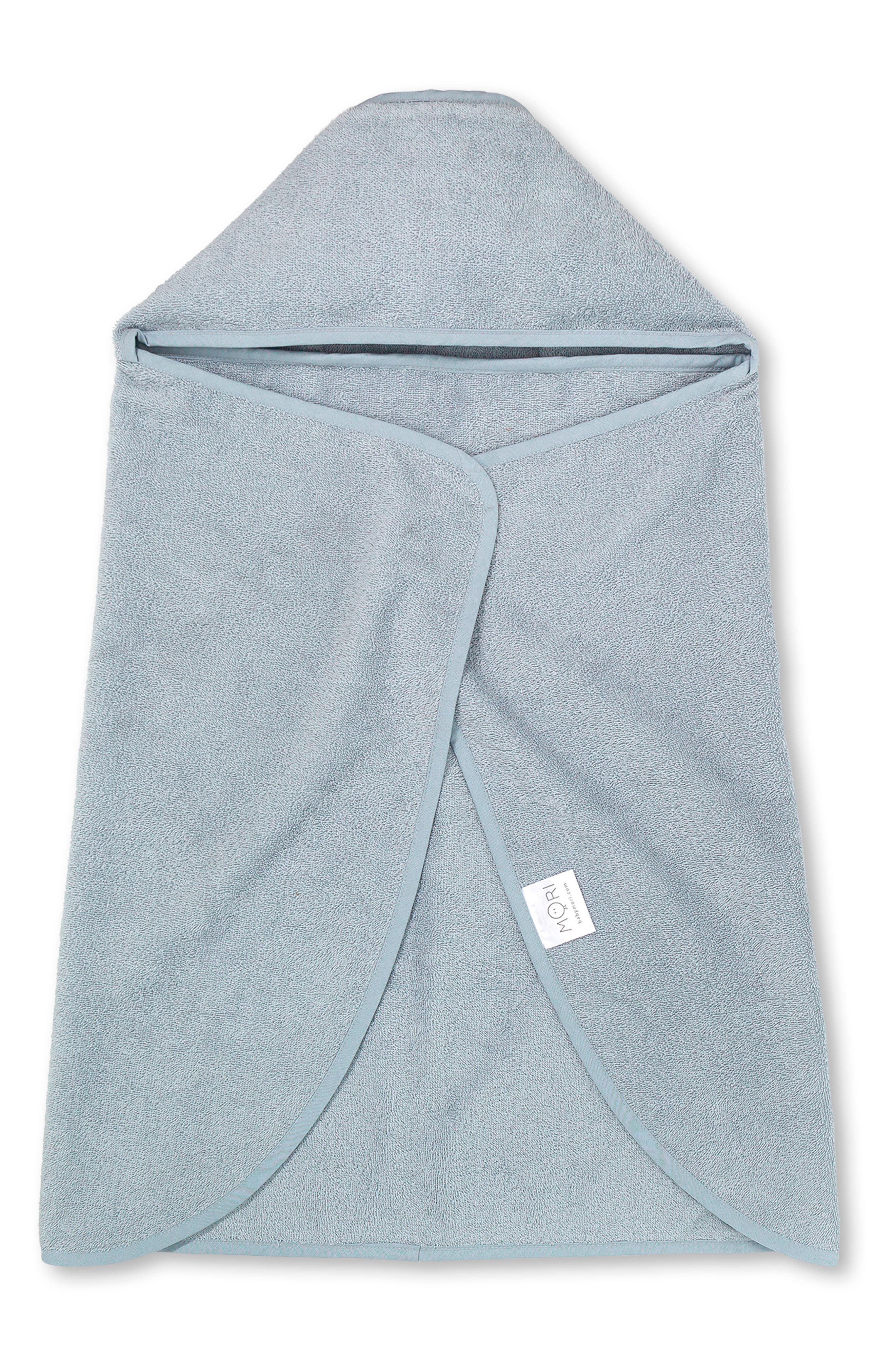 MORI Hooded Towel in Bluebird 