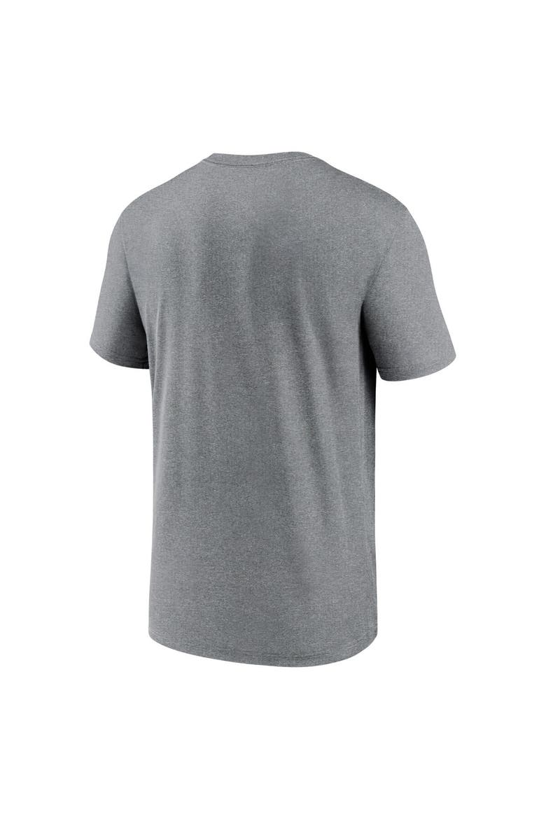 Men's Nike Heather Gray San Francisco 49ers Super Bowl LVIII Logo Lockup T-Shirt, Alternate, color, Heather Gray
