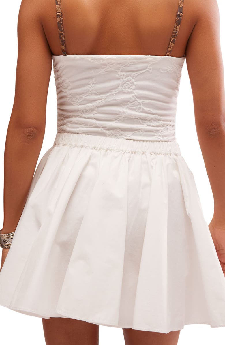 Free People Gaia Cotton Poplin Miniskirt, Alternate, color, 