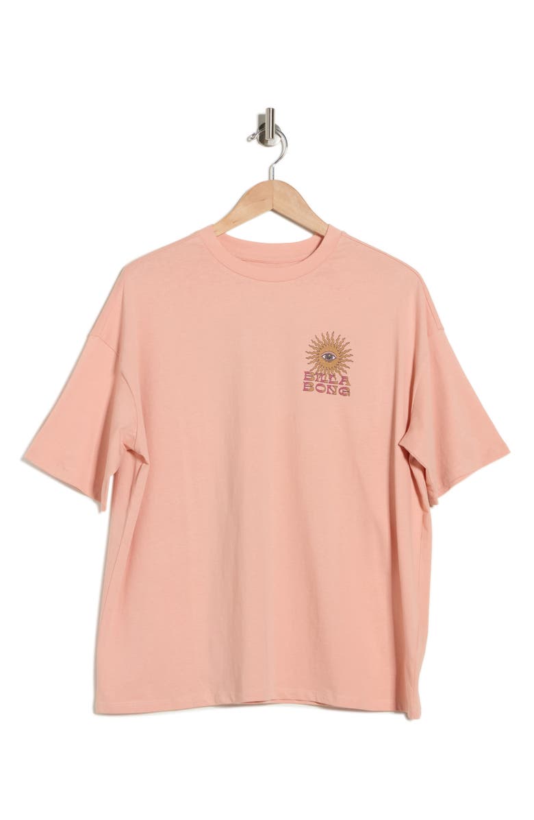 Billabong Wave Trip Graphic T-Shirt, Alternate, color, Faded Rose