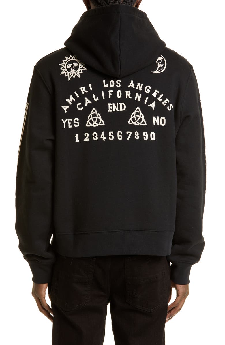 AMIRI Ouija<sup>®</sup> Board Cotton Graphic Hoodie, Alternate, color,