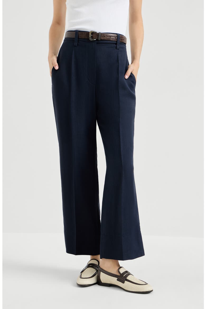 Square cigarette trousers, Main, color, Blue