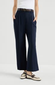 Brunello Cucinelli Square cigarette trousers