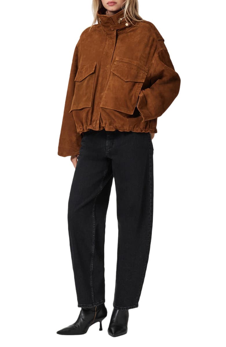 AllSaints Clay Suede Jacket, Alternate, color,