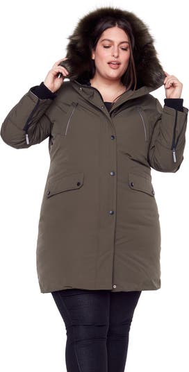 Alpine North LAURENTIAN PLUS SIZE - Vegan Down Long Parka Winter