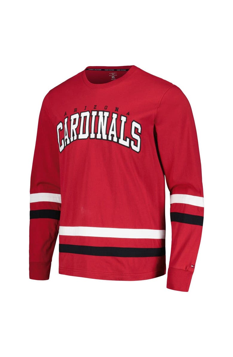 Tommy Hilfiger Men's Tommy Hilfiger Cardinal/Black Arizona Cardinals Nolan Long Sleeve T-Shirt, Alternate, color, Cardinal