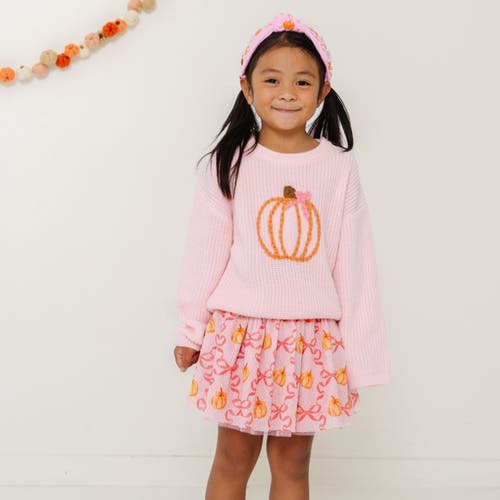Sweet Wink Pumpkin Trellis Tutu In Pink