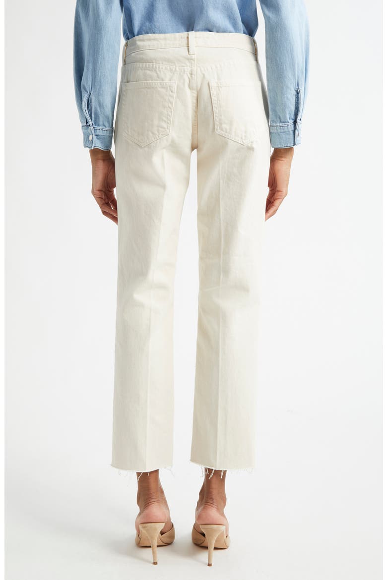 Milana Stovepipe Ankle Straight Leg Jeans, Alternate, color, FRENCH VANILLA