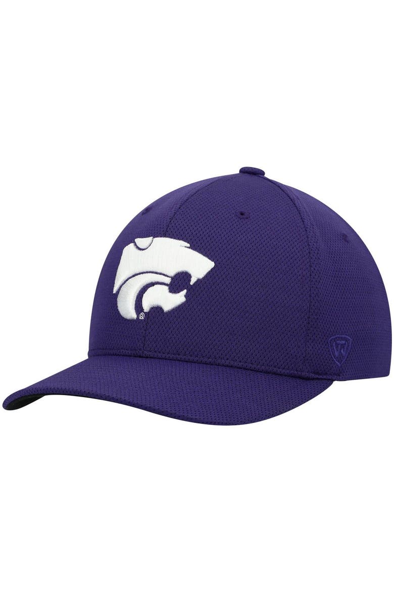 Men's Top of the World Purple Kansas State Wildcats Reflex Logo Flex Hat, Main, color, Purple