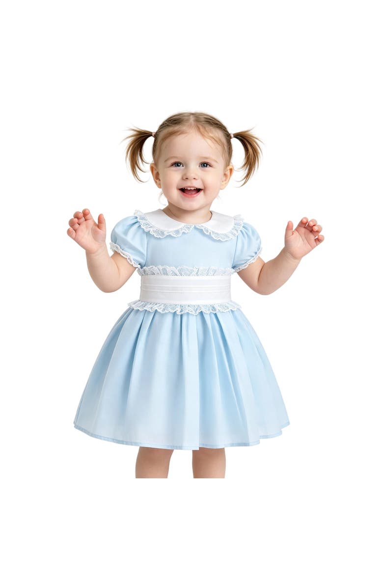 Odette Bow-Back Dress, Alternate, color, Blue