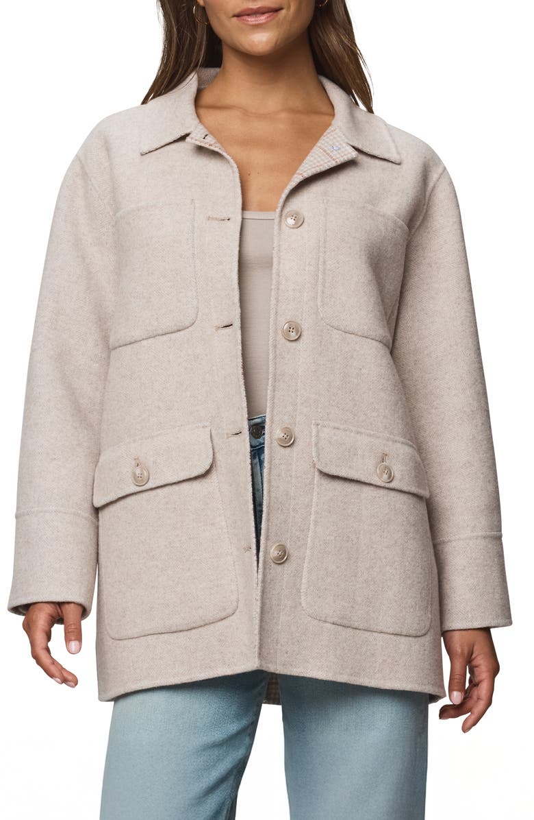 Splendid Beth Wool Blend Jacket, Main, color, Camel